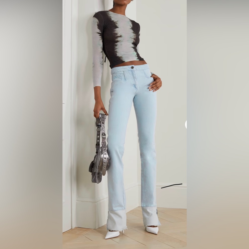 16ARLINGTON
Sybil high-rise flared jeans Size 14